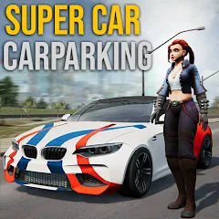 Скачать взломанную Super car parking - Car games  [МОД Бесконечные деньги] - полная версия apk на Андроид