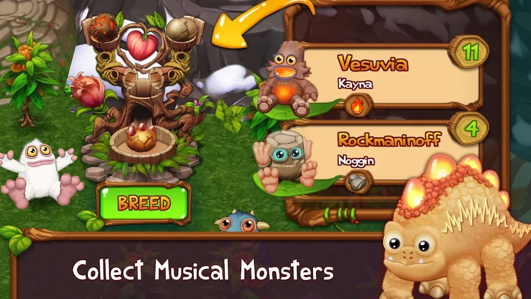 Singing Monsters: Dawn of Fire (Сингинг Монстерс)  [МОД Бесконечные деньги] Screenshot 1