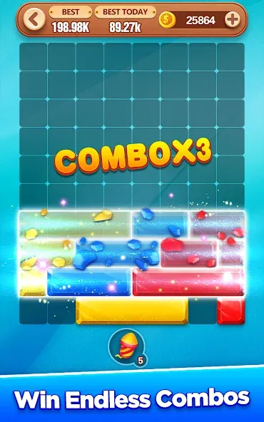 Block Crush - Puzzle Game  [МОД Меню] Screenshot 5