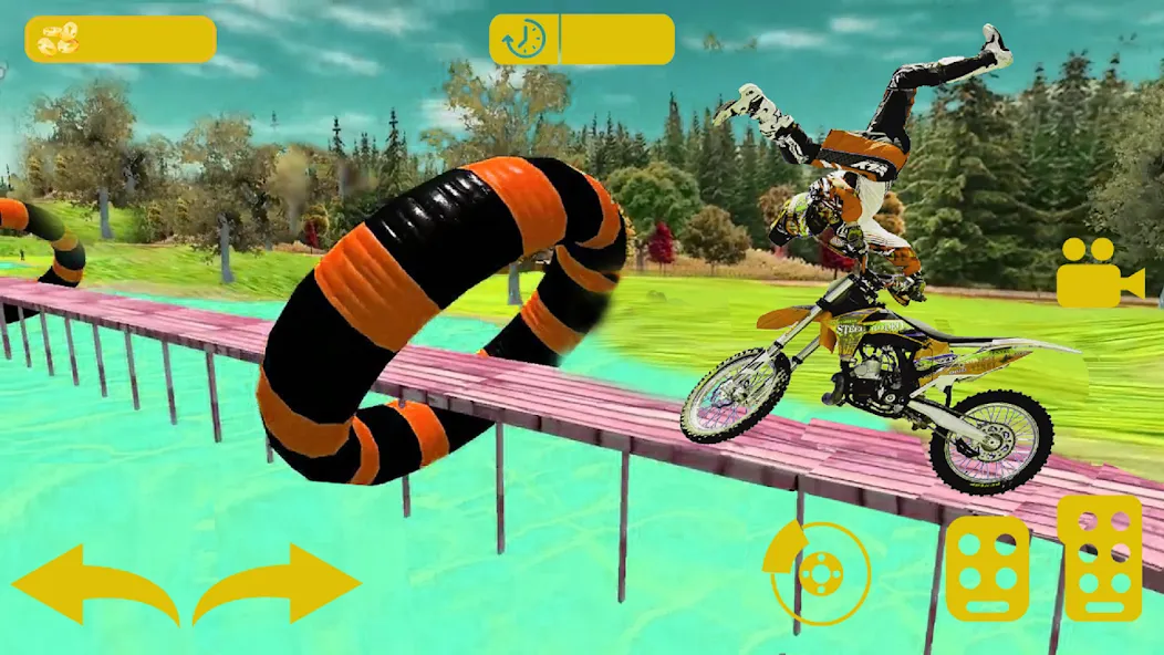 Bike stunt 3d games-Bike games  [МОД Menu] Screenshot 3