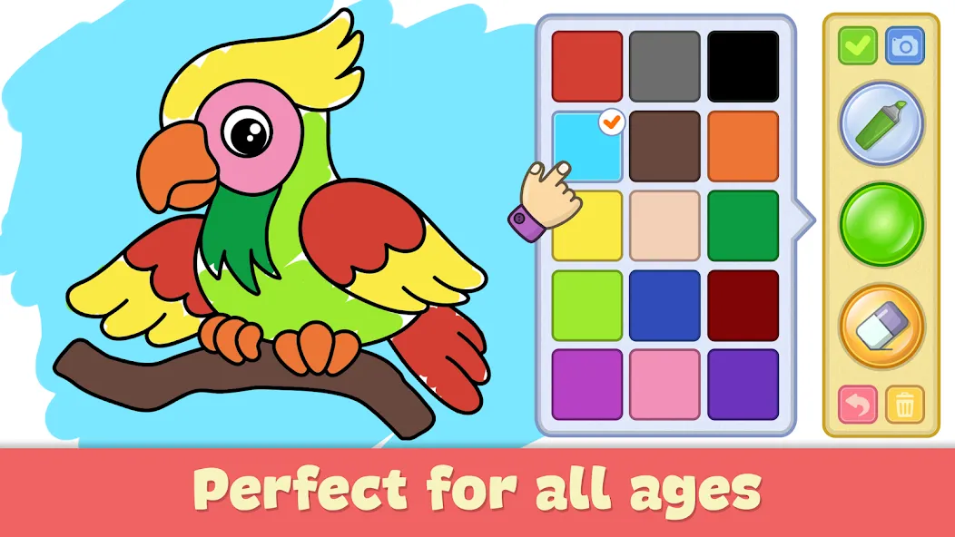 Kids Coloring & Drawing Games  [МОД Меню] Screenshot 1