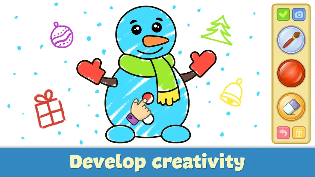 Kids Coloring & Drawing Games  [МОД Меню] Screenshot 3