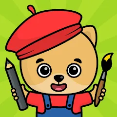 Скачать взломанную Kids Coloring & Drawing Games  [МОД Меню] - стабильная версия apk на Андроид