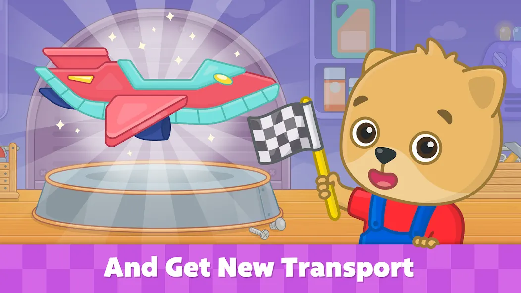 Bimi Boo Car Games for Kids  [МОД Menu] Screenshot 5