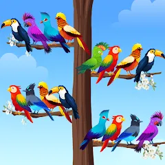 Взлом Bird Sort - Color Puzzle  [МОД Много денег] - стабильная версия apk на Андроид