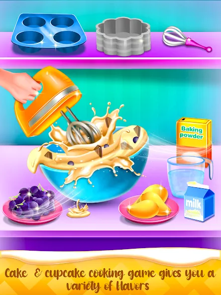 Cake Maker Cooking Cake Games (Кейк Мейкер кулинарные игры на приготовление тортов)  [МОД Много монет] Screenshot 4