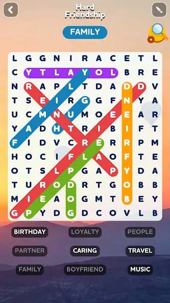 Word Search - Word Puzzle Game  [МОД Unlimited Money] Screenshot 1