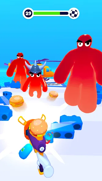 Blob Shooter 3D — Assassin Hit  [МОД Много монет] Screenshot 4