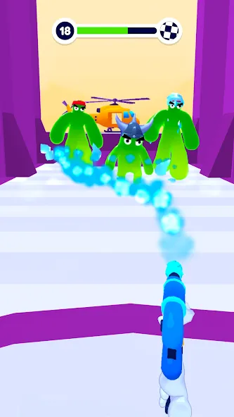 Blob Shooter 3D — Assassin Hit  [МОД Много монет] Screenshot 5