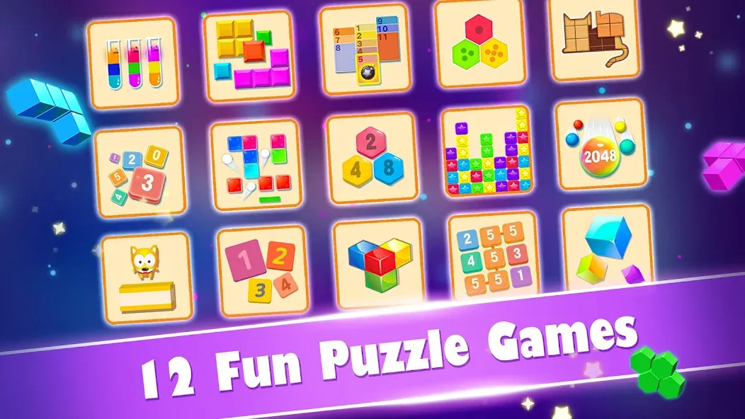 Block Gems: Block Puzzle Games (Блок драгоценные камни)  [МОД Меню] Screenshot 1