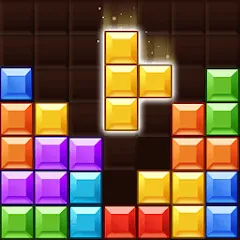 Скачать взломанную Block Gems: Block Puzzle Games (Блок драгоценные камни)  [МОД Меню] - полная версия apk на Андроид