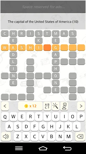 CrossWords 10 (Кроссворды 10)  [МОД Много монет] Screenshot 2