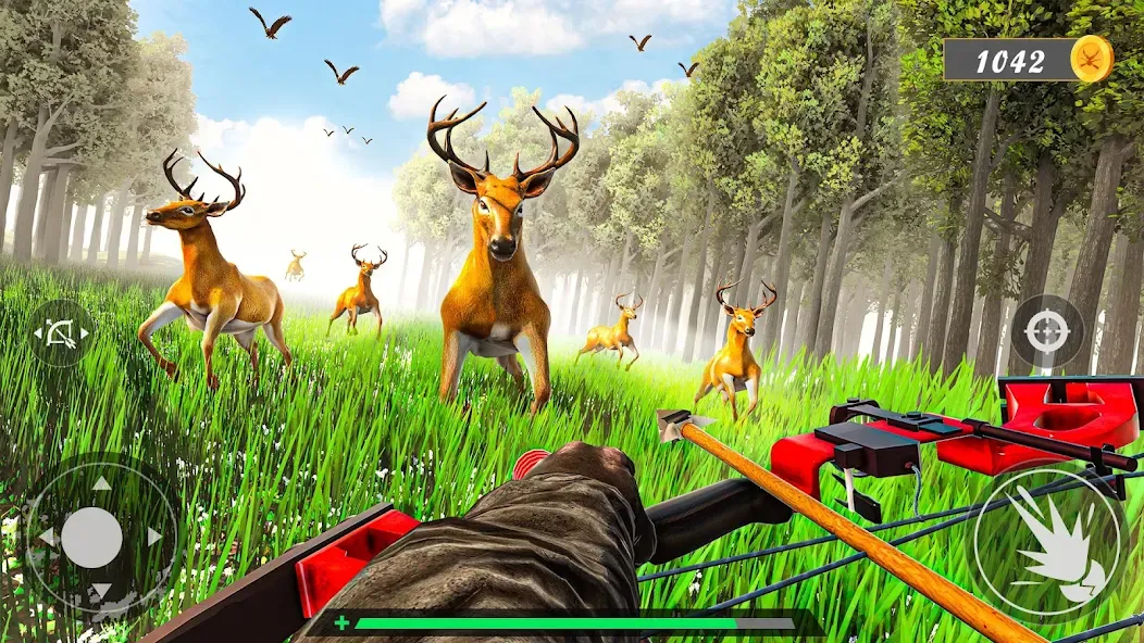 Animal Archery Hunting Games  [МОД Много монет] Screenshot 4