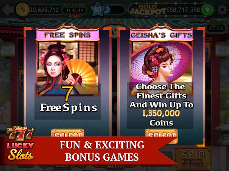Lucky Slots (Лаки Слотс)  [МОД Бесконечные монеты] Screenshot 4