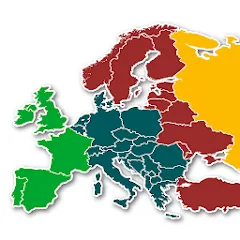 Взломанная Europe Map Quiz - European Cou  [МОД Меню] - последняя версия apk на Андроид