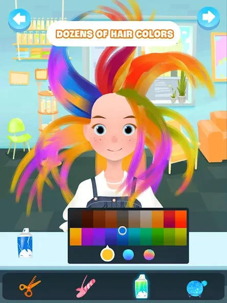 Hair salon games : Hairdresser  [МОД Mega Pack] Screenshot 5