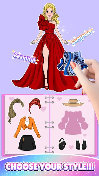 Paper Doll: Fashion Dress Up (Свит Пейпер Долл)  [МОД Много монет] Screenshot 5