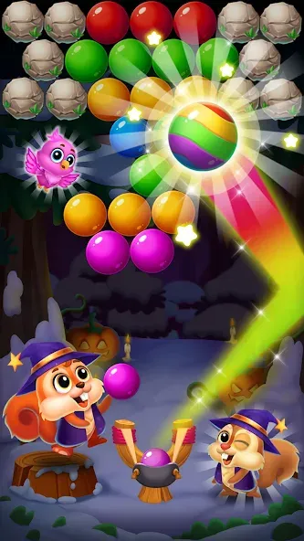 Bubble Shooter Rescue (Бабл Шутер Рескью)  [МОД Все открыто] Screenshot 4