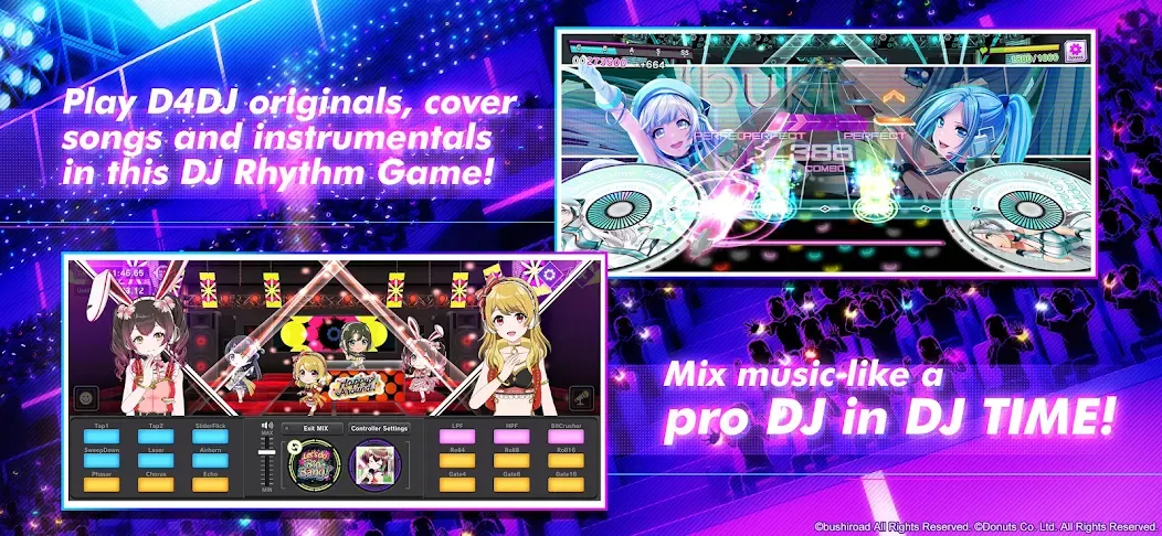 D4DJ Groovy Mix (ДидиФо Джей Груви Микс)  [МОД Menu] Screenshot 2