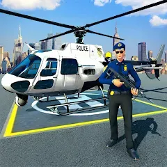 Взломанная Police Helicopter Chase Game  [МОД Много денег] - стабильная версия apk на Андроид