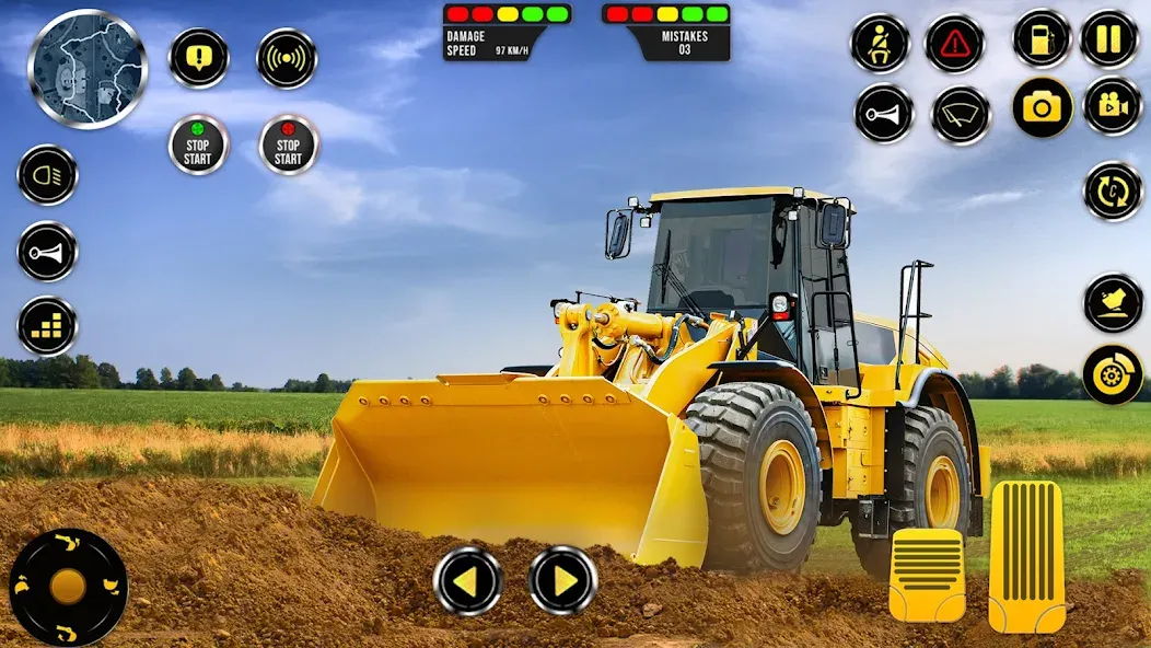 Construction Machine Real JCB  [МОД Бесконечные деньги] Screenshot 2