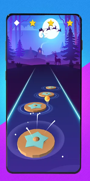 Cartoon cat - Hop tiles rush (Картун кэт)  [МОД Бесконечные монеты] Screenshot 3