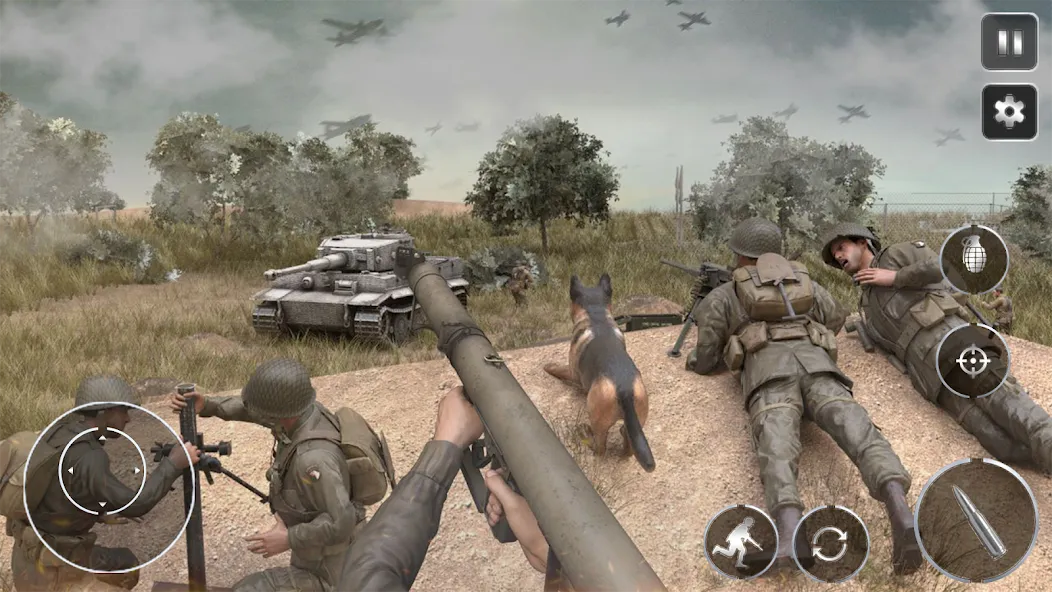 Call Of Courage : WW2 Shooting  [МОД Unlocked] Screenshot 3