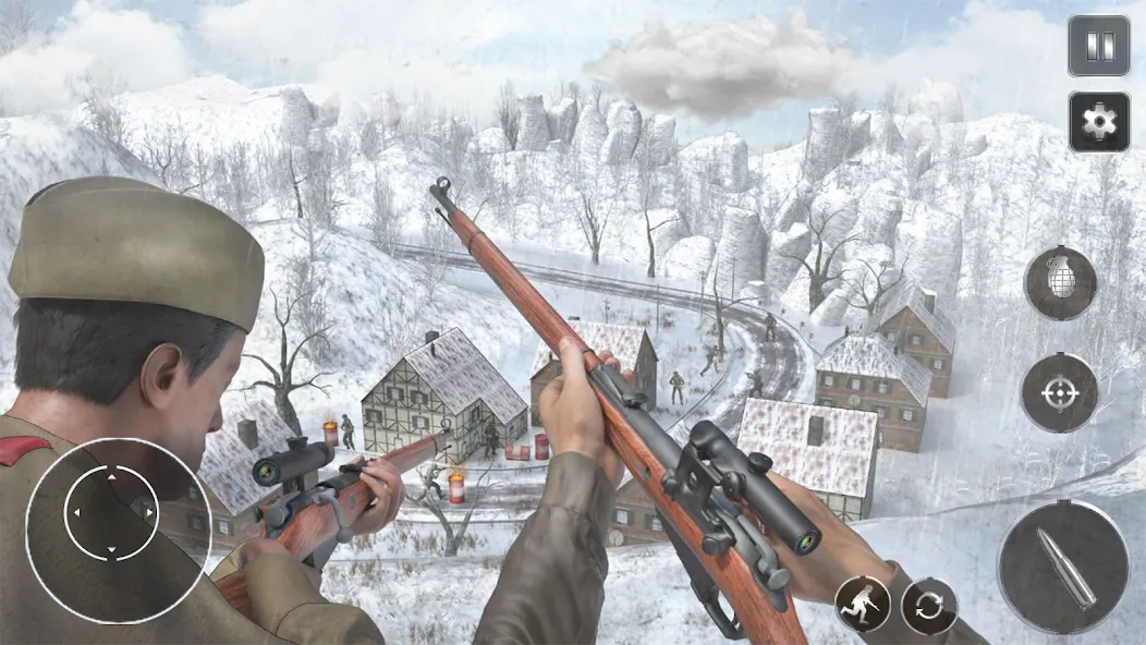 Call Of Courage : WW2 Shooting  [МОД Unlocked] Screenshot 4