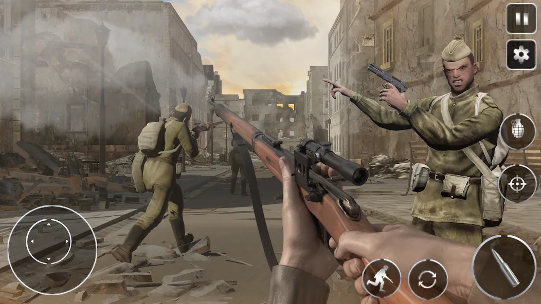 Call Of Courage : WW2 Shooting  [МОД Unlocked] Screenshot 5