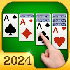 Взломанная Solitaire -Klondike Card Games  [МОД Все открыто] - стабильная версия apk на Андроид