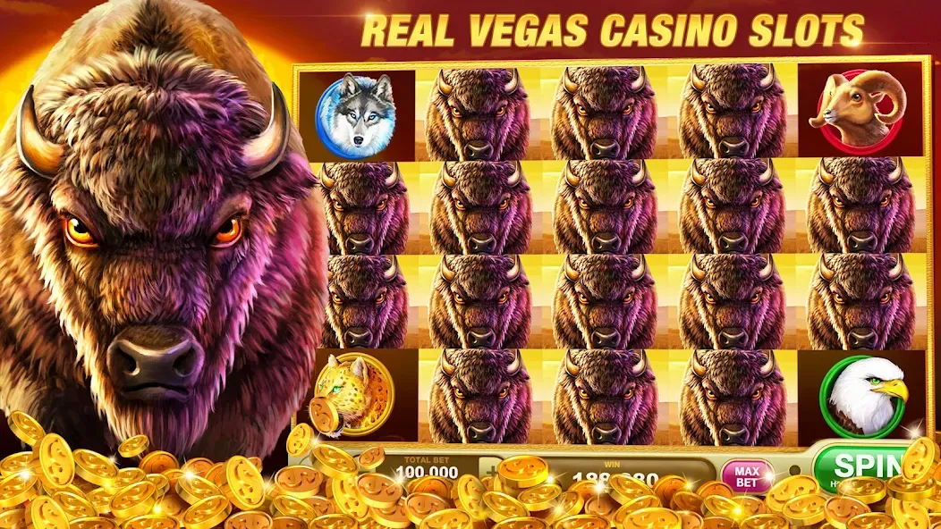 Slots Rush: Vegas Casino Slots (Слотс Раш)  [МОД Много денег] Screenshot 3