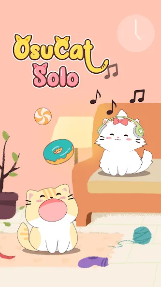 OsuCat Solo: Popcat Duet Music (ОсуКэт Соло)  [МОД Много денег] Screenshot 1