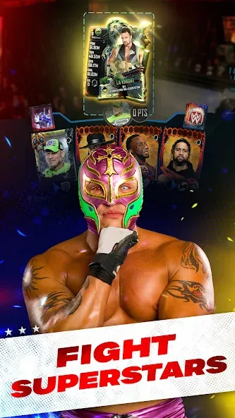 WWE SuperCard - Battle Cards (ВВЕ СуперКард)  [МОД Menu] Screenshot 4