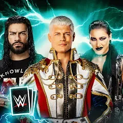 Взломанная WWE SuperCard - Battle Cards (ВВЕ СуперКард)  [МОД Menu] - стабильная версия apk на Андроид