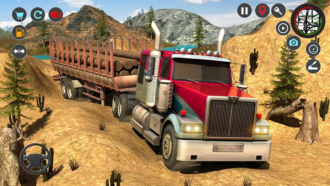 Transport Simulator Truck Game  [МОД Бесконечные монеты] Screenshot 1