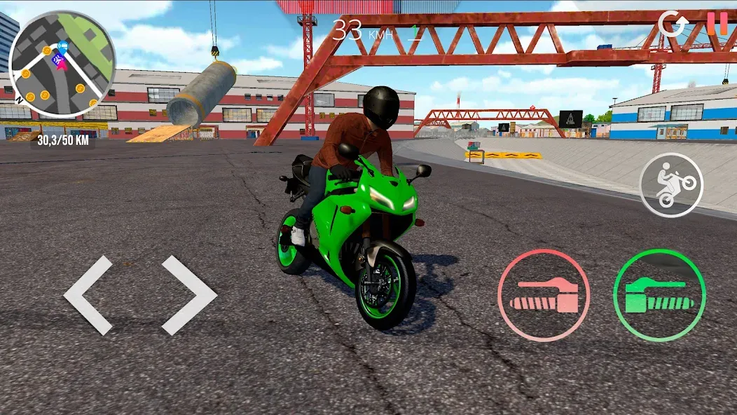 Motorcycle Real Simulator (Мотоцикл Реальный Симулятор)  [МОД Все открыто] Screenshot 5