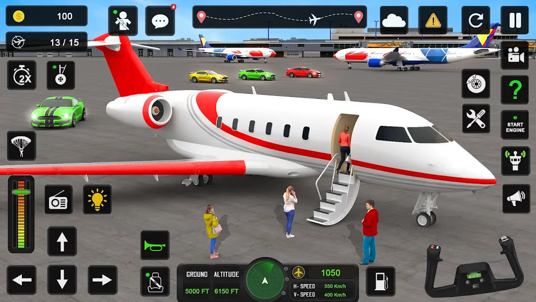 City Pilot Cargo Plane Games (Сити Пилот Карго Плейн Геймс)  [МОД Menu] Screenshot 2