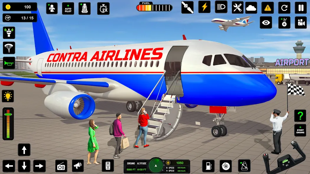 City Pilot Cargo Plane Games (Сити Пилот Карго Плейн Геймс)  [МОД Menu] Screenshot 5