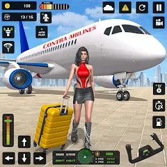 Скачать взломанную City Pilot Cargo Plane Games (Сити Пилот Карго Плейн Геймс)  [МОД Menu] - полная версия apk на Андроид