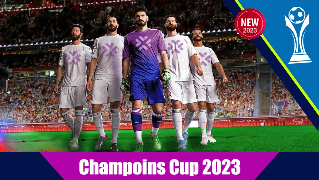 Football World Soccer Cup 2023 (Футбольный мировой ударник футбол)  [МОД Бесконечные монеты] Screenshot 1