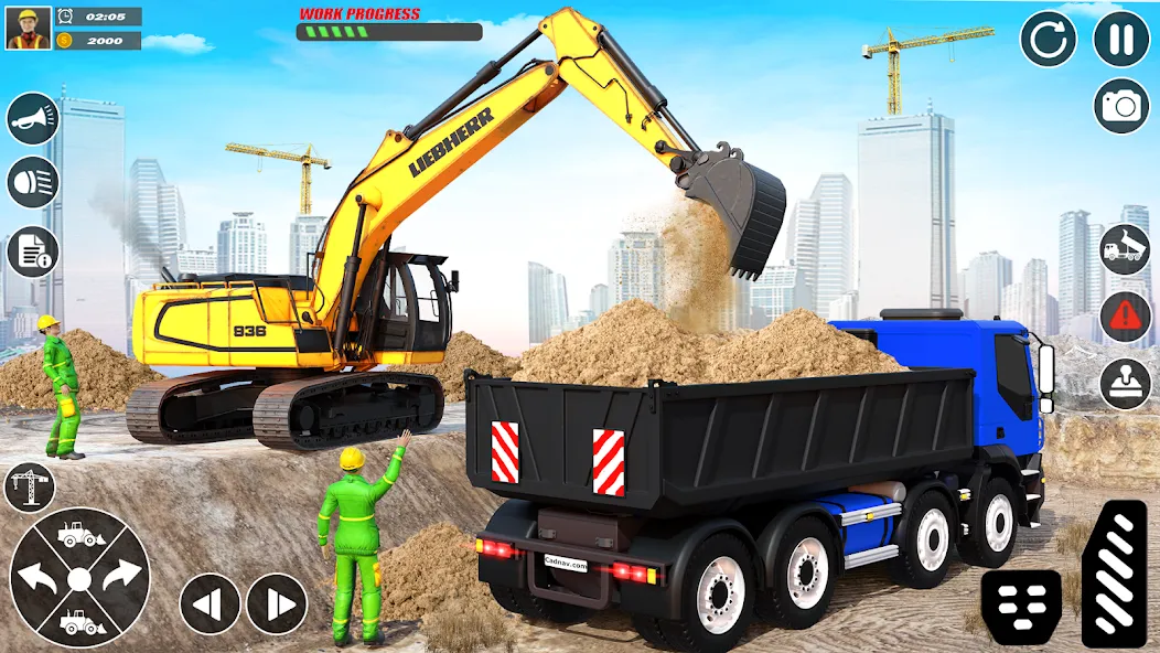 City Builder Construction Sim (Сити Билдер Констракшн Сим)  [МОД Бесконечные монеты] Screenshot 1