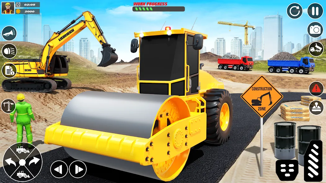 City Builder Construction Sim (Сити Билдер Констракшн Сим)  [МОД Бесконечные монеты] Screenshot 2