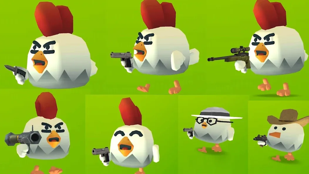 Chicken Gun (Чикен Ган)  [МОД Много денег] Screenshot 1