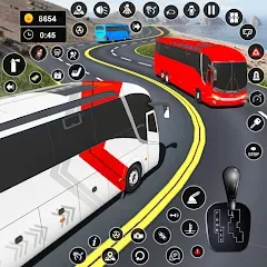 Скачать взломанную Coach Bus Simulator: Bus Games (Коуч Бас Симулятор)  [МОД Menu] - полная версия apk на Андроид