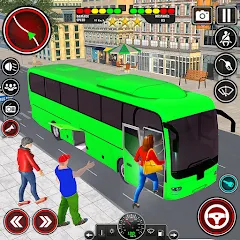 Скачать взлом City Bus Simulator 3D Bus Game (Симулятор городского автобуса 3D  игра   )  [МОД Бесконечные монеты] - стабильная версия apk на Андроид