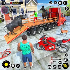 Скачать взлом Animal Transport Truck Game 3D (Игра Грузовик для перевозки животных)  [МОД Mega Pack] - полная версия apk на Андроид