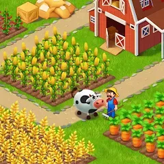 Скачать взломанную Farm City: Farming & Building (Фарм Сити)  [МОД Бесконечные деньги] - стабильная версия apk на Андроид