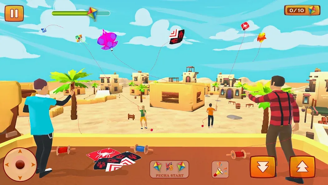 Kite Game: Kite Flying Game 3D  [МОД Бесконечные деньги] Screenshot 2