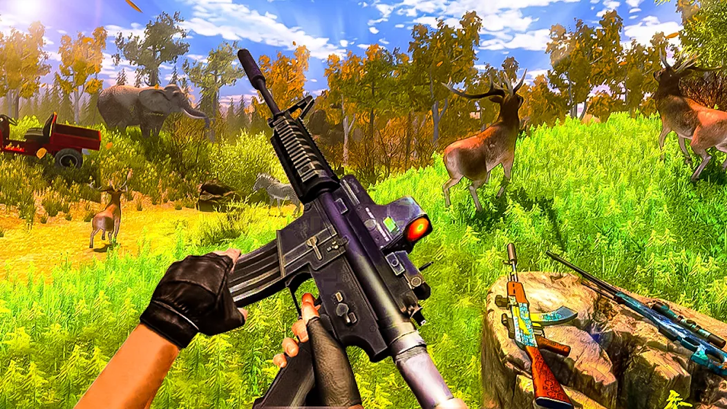 Animal Hunting -Shooting Games (Энимал Хантинг)  [МОД Unlimited Money] Screenshot 2