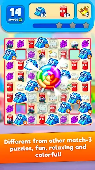 Sugar Heroes - match 3 game  [МОД Mega Pack] Screenshot 1